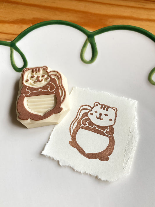 Chubs Squirrel Memo Stamp