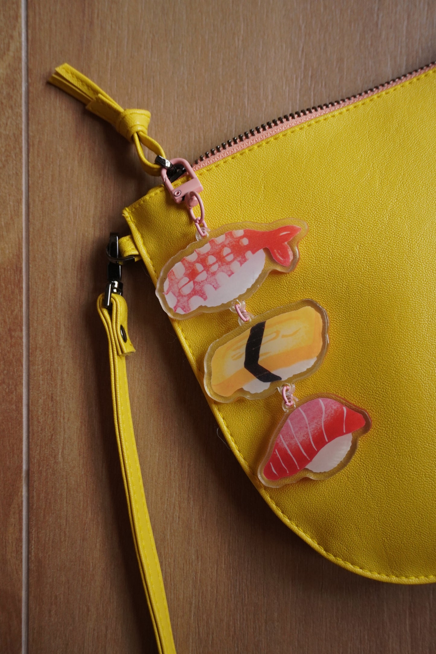 Ebi Tamago Sushi Snuggle Keyring