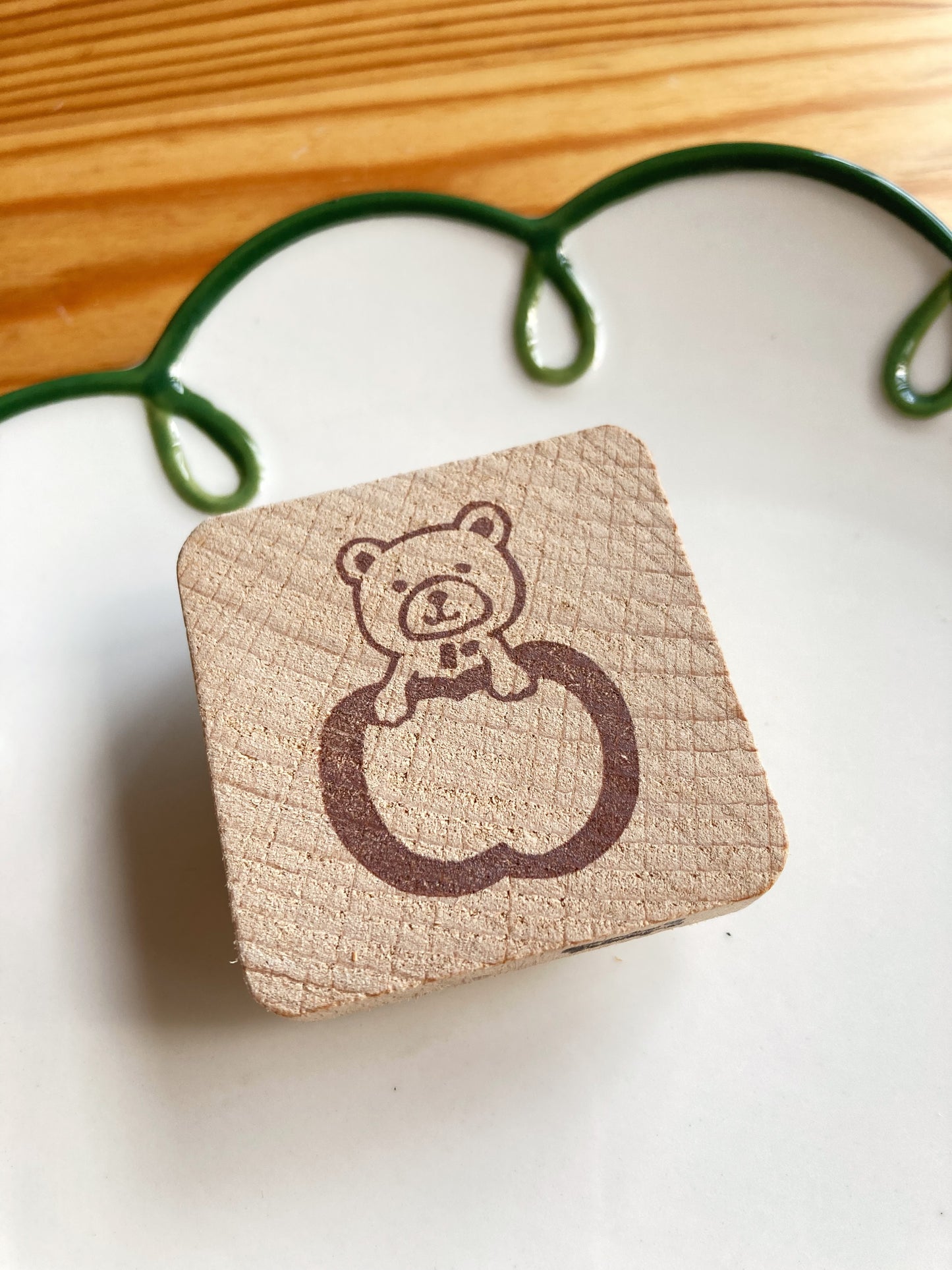 Apple Bear Memo Stamp