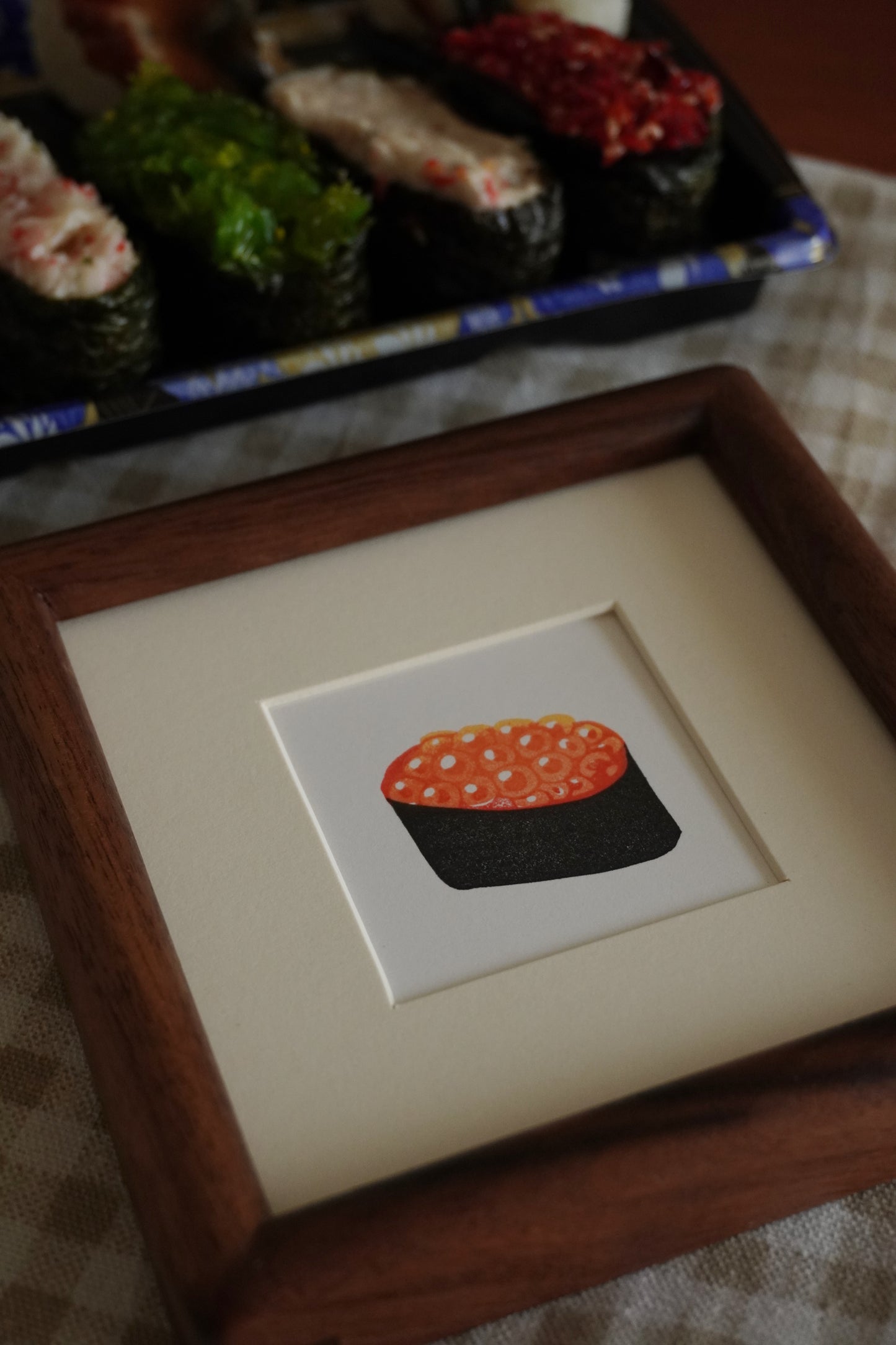 Mini Frame: Ikura Sushi