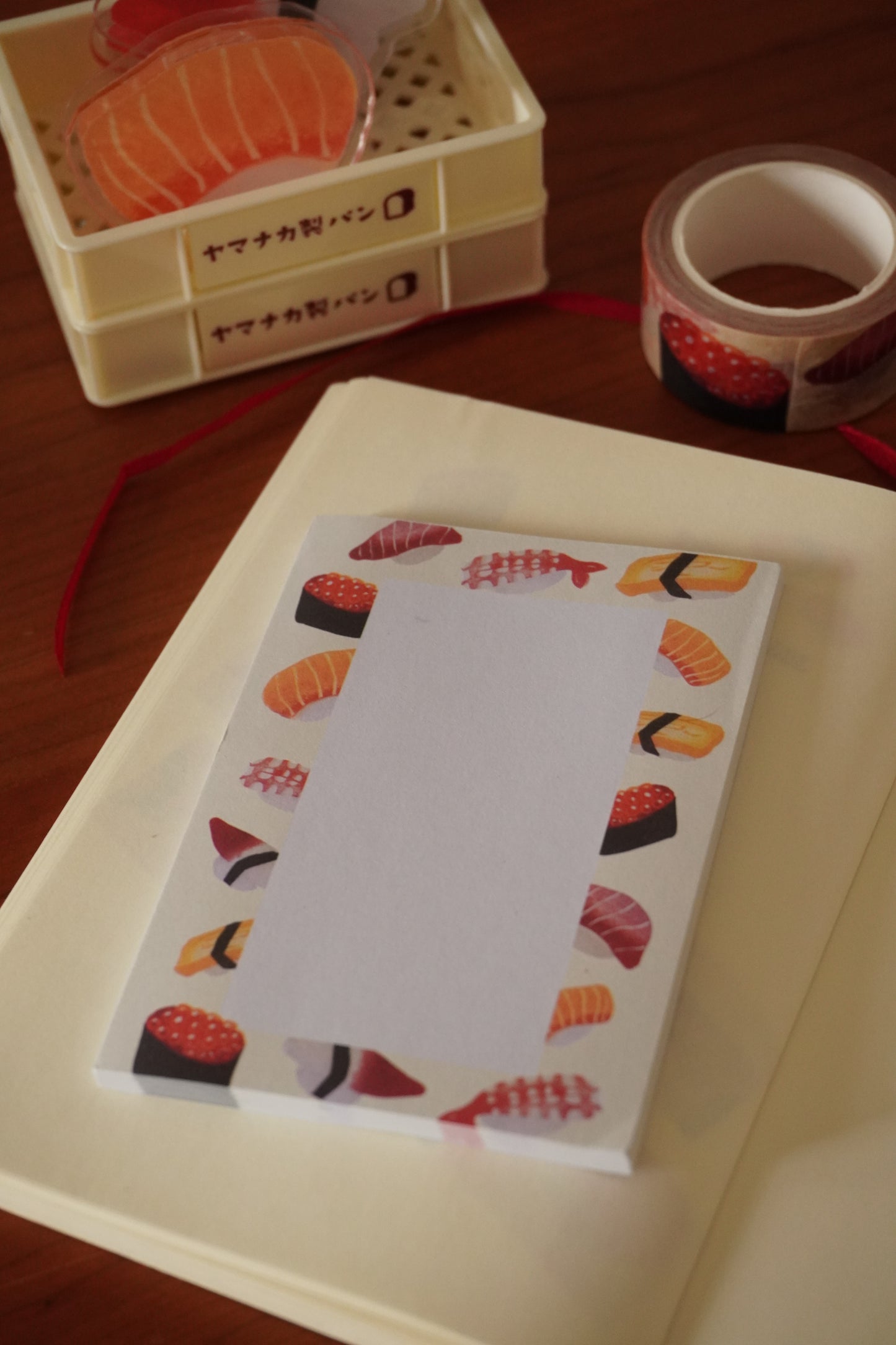 Sushi Snuggle Memo Pad